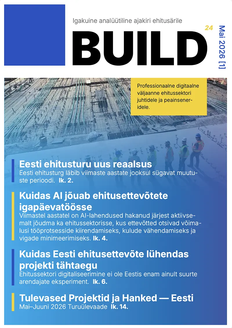 BUILD №1 — ajakirja kaas