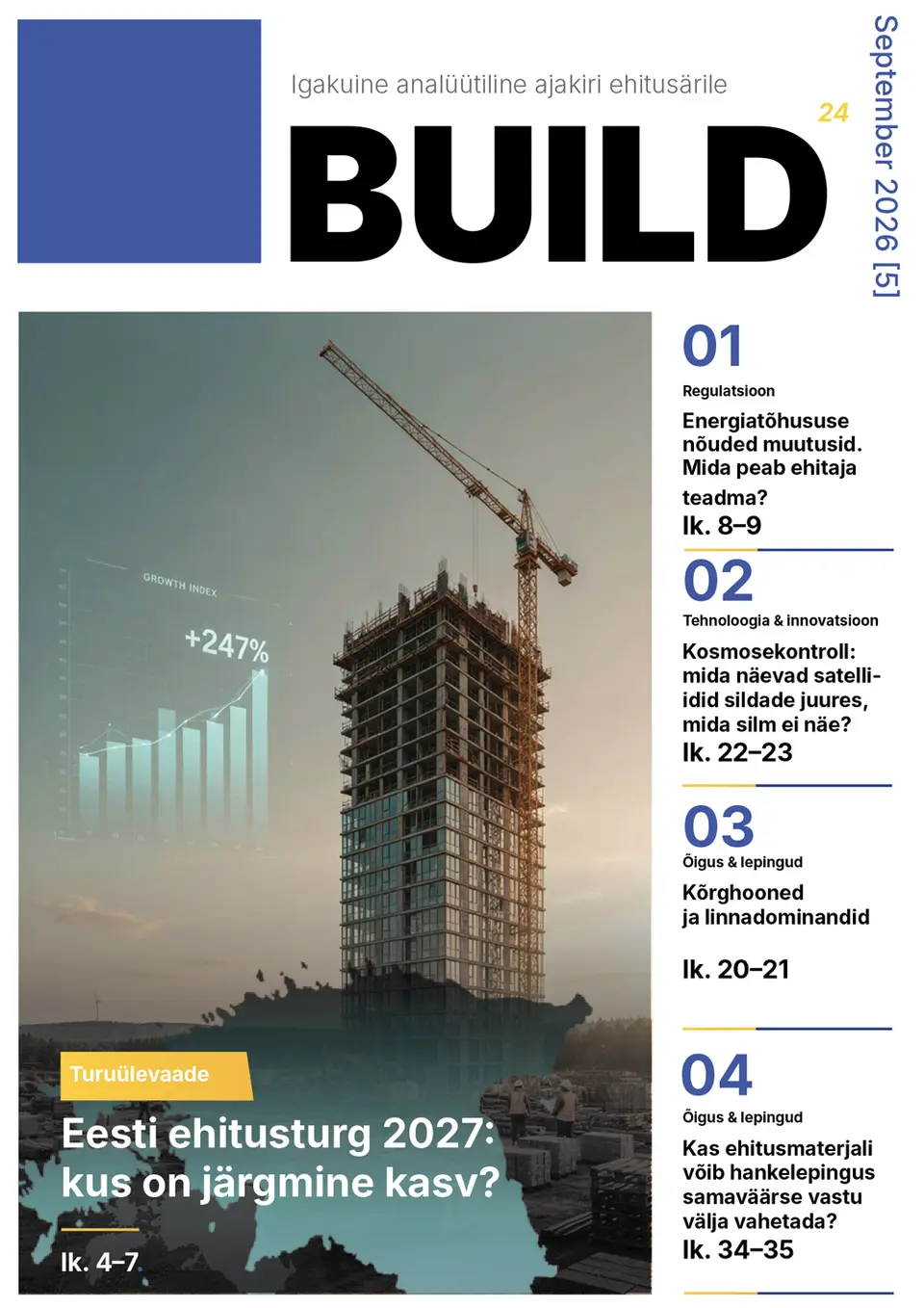 BUILD №5 — ajakirja kaas