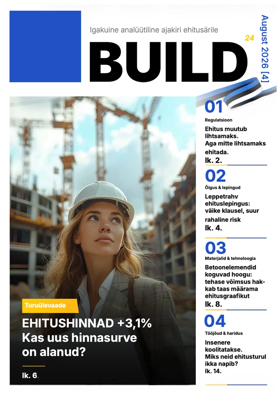 BUILD №4 — ajakirja kaas